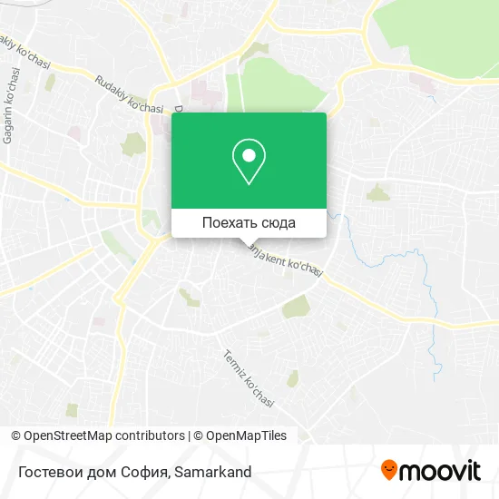 Карта Гостевои дом София