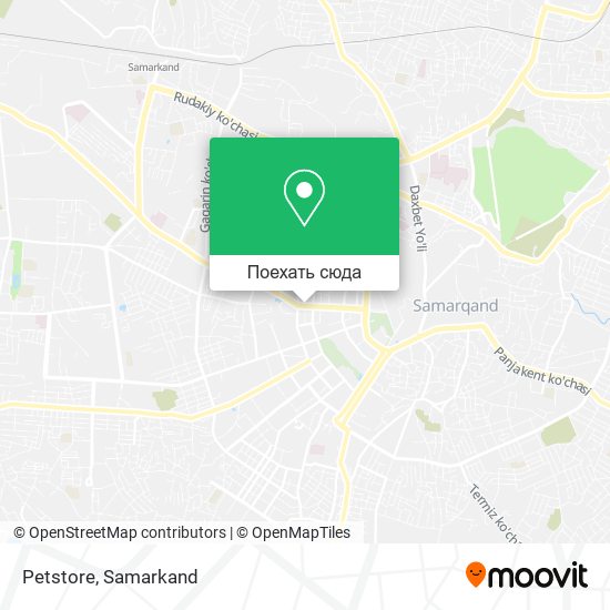 Карта Petstore