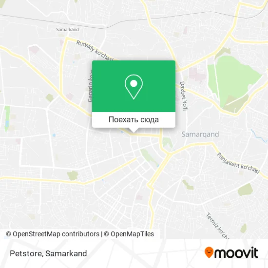 Карта Petstore