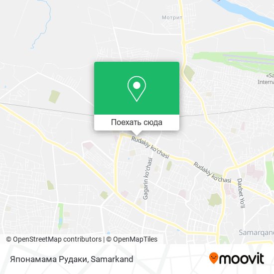 Карта Японамама Рудаки