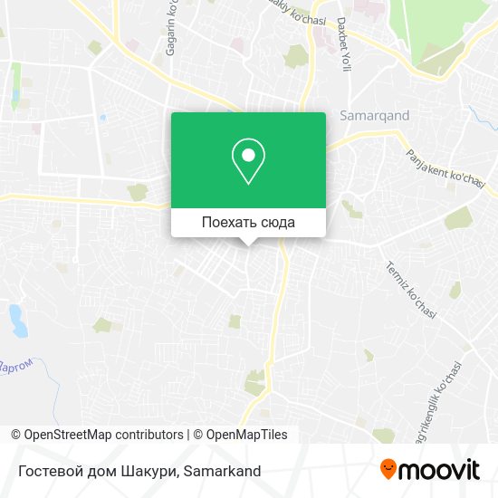 Карта Гостевой дом Шакури