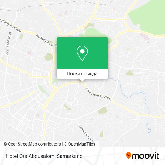Карта Hotel Ota Abdusalom