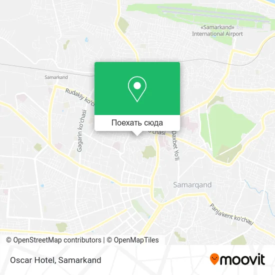 Карта Oscar Hotel