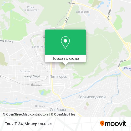 Карта Танк Т-34