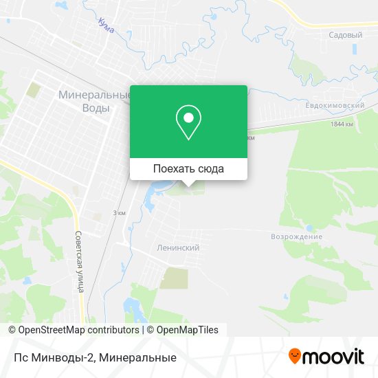 Карта Пс Минводы-2