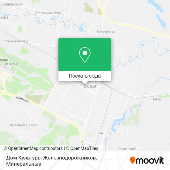 Карта Дом Культуры Железнодорожников