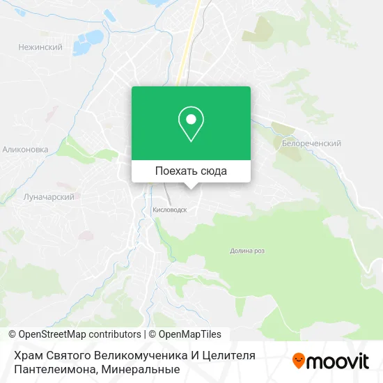 Карта Храм Святого Великомученика И Целителя Пантелеимона