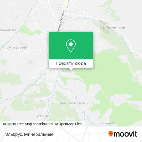 Карта Эльбрус