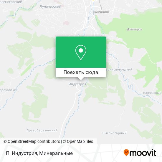 Карта П. Индустрия