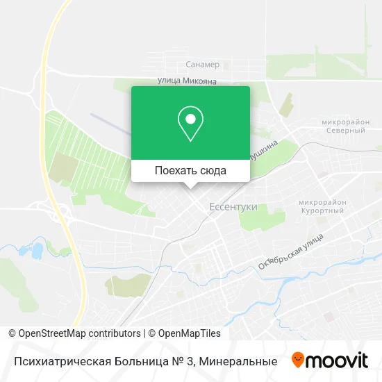 Карта Психиатрическая Больница № 3