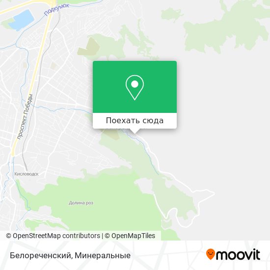 Карта Белореченский