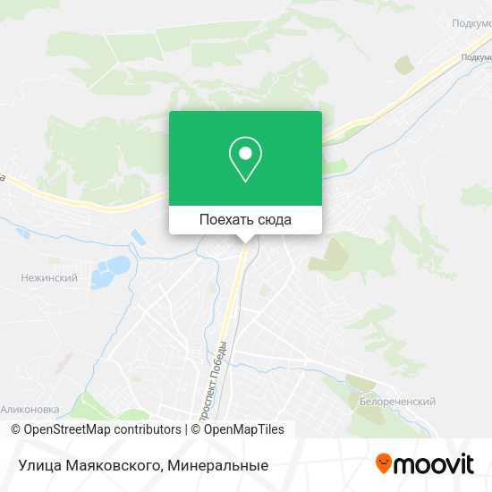 Карта Улица Маяковского