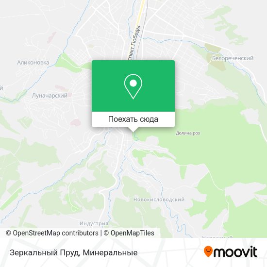Карта Зеркальный Пруд