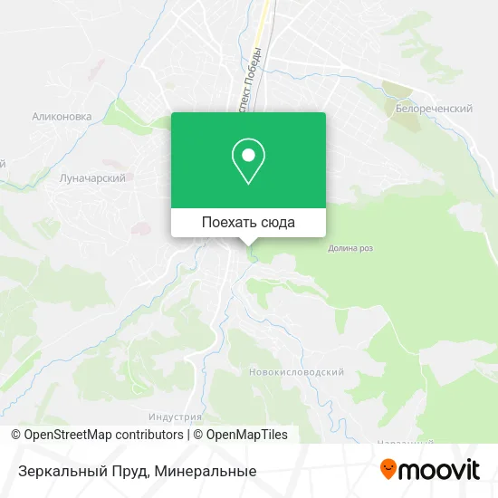 Карта Зеркальный Пруд