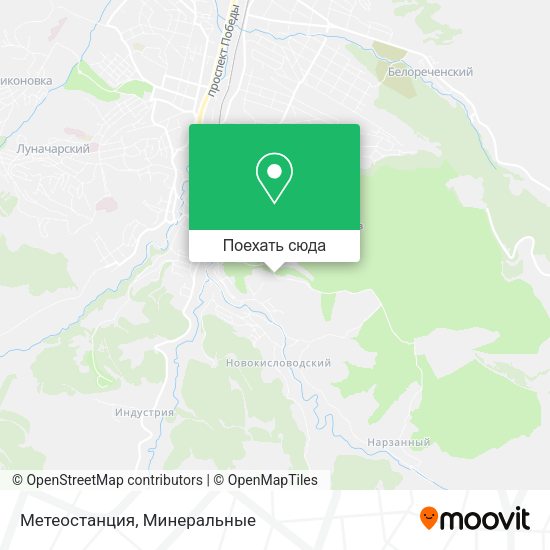 Карта Метеостанция