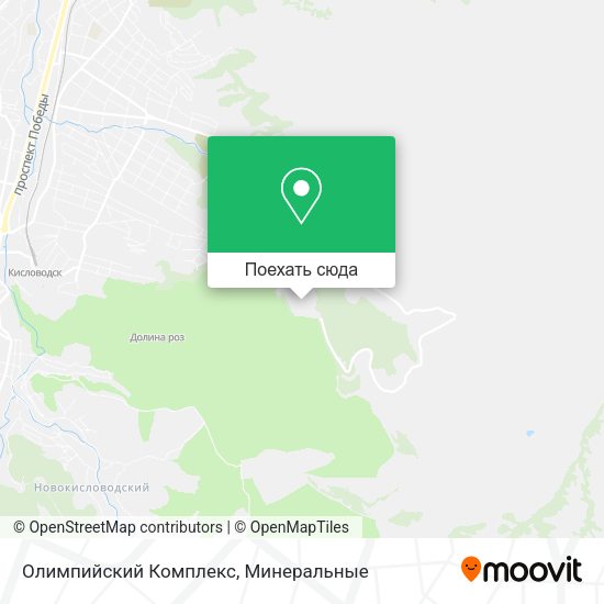 Карта Олимпийский Комплекс