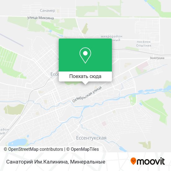 Карта Санаторий Им.Калинина