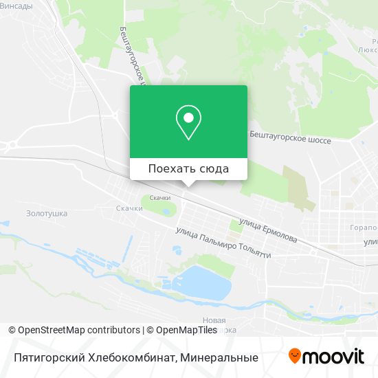 Карта Пятигорский Хлебокомбинат