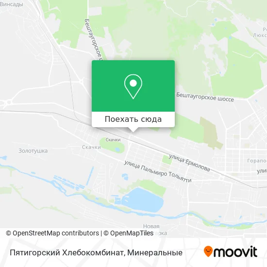 Карта Пятигорский Хлебокомбинат