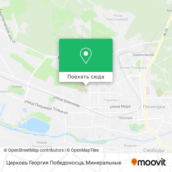 Карта Церковь Георгия Победоносца