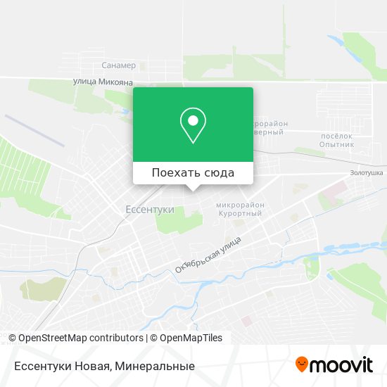 Карта Ессентуки Новая