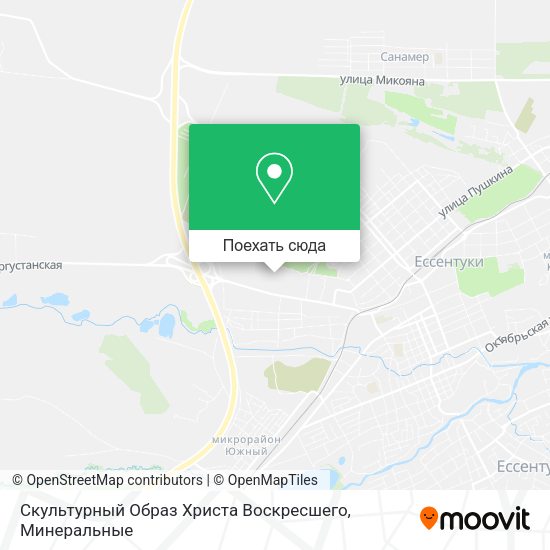 Карта Скультурный Образ Христа Воскресшего