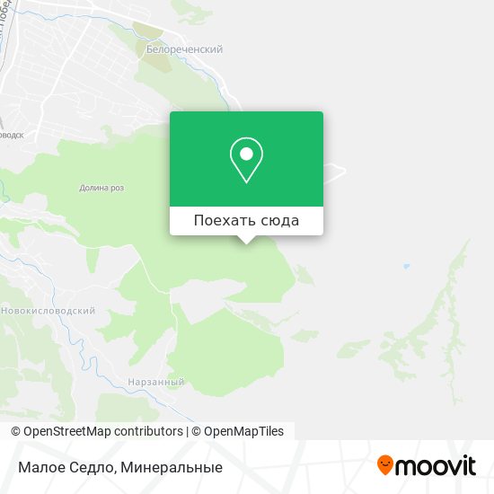 Карта Малое Седло