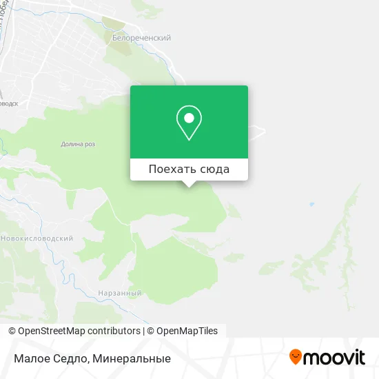Карта Малое Седло