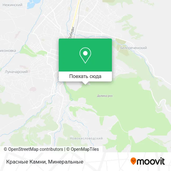 Карта Красные Камни