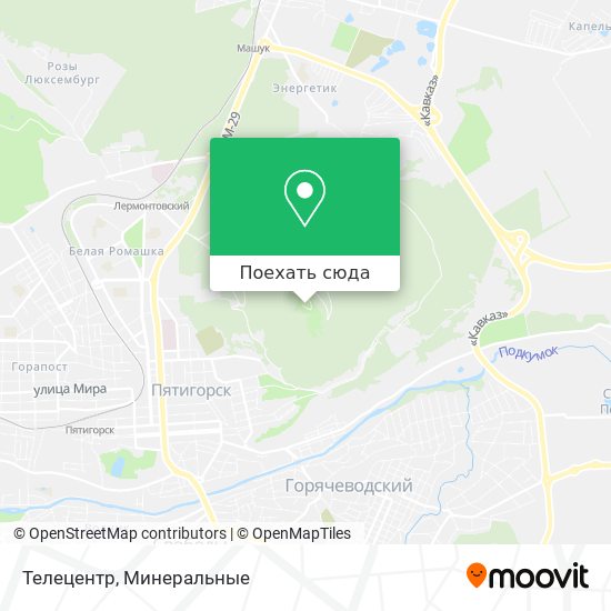 Карта Телецентр