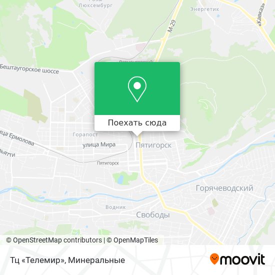 Карта Тц «Телемир»