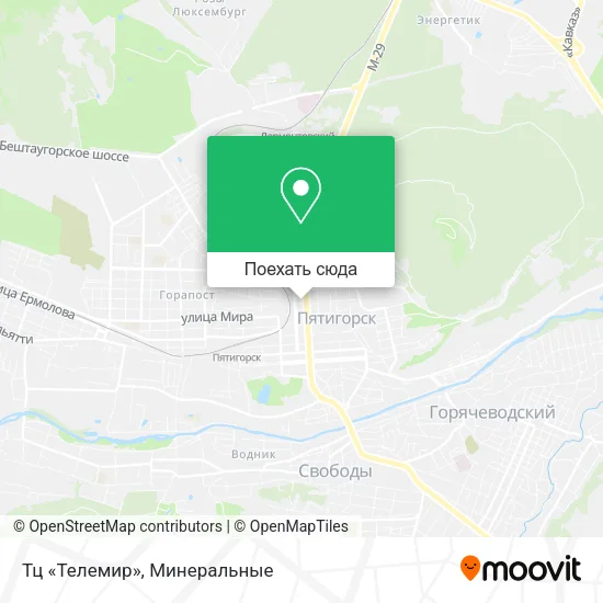 Карта Тц «Телемир»