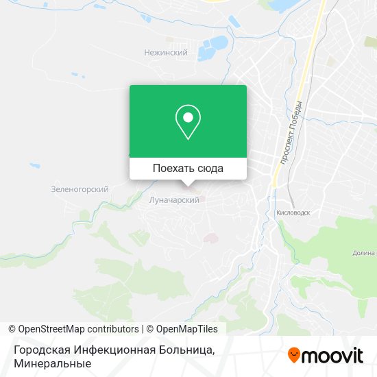 Карта Городская Инфекционная Больница
