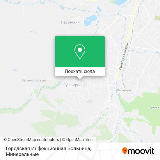 Карта Городская Инфекционная Больница