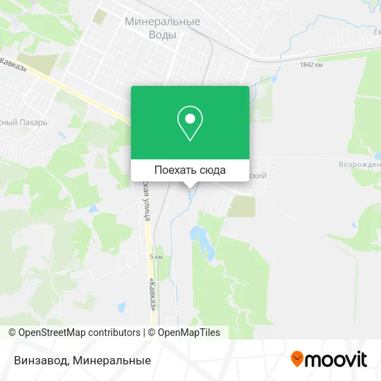 Карта Винзавод