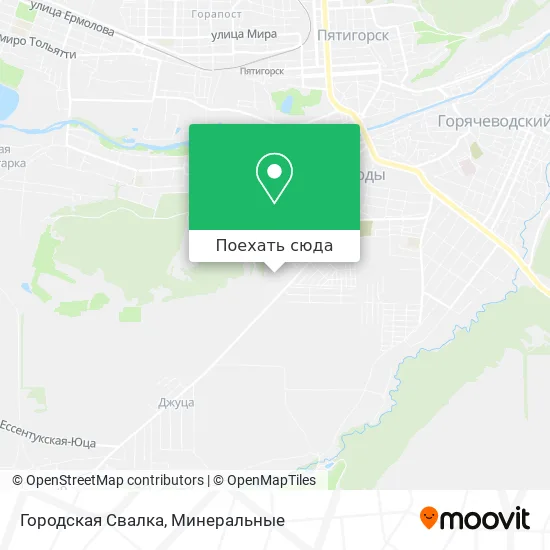 Карта Городская Свалка
