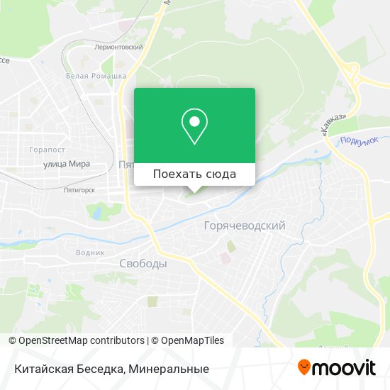 Карта Китайская Беседка