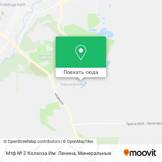 Карта Мтф № 2 Колхоза Им. Ленина