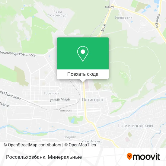 Карта Россельхозбанк