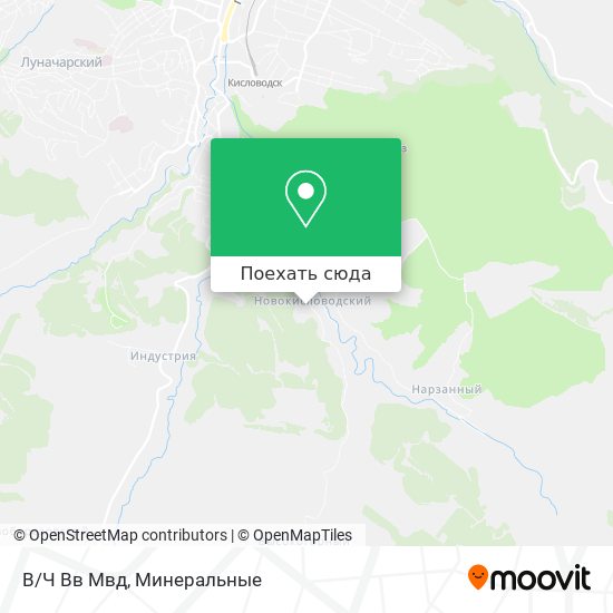 Карта В/Ч Вв Мвд