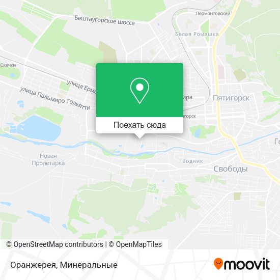 Карта Оранжерея