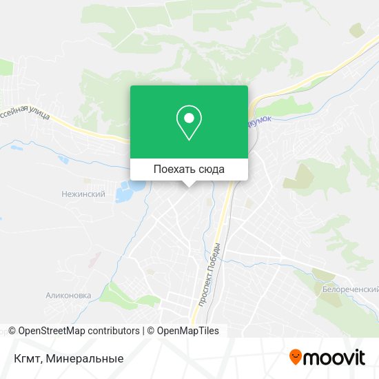 Карта Кгмт