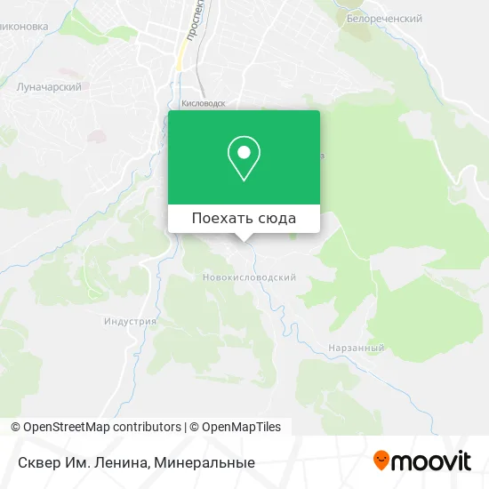 Карта Сквер Им. Ленина