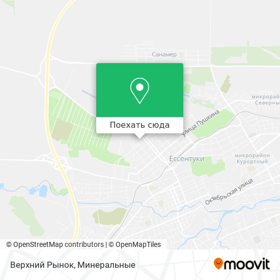 Карта Верхний Рынок