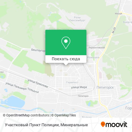 Карта Участковый Пункт Полиции