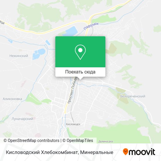 Карта Кисловодский Хлебокомбинат