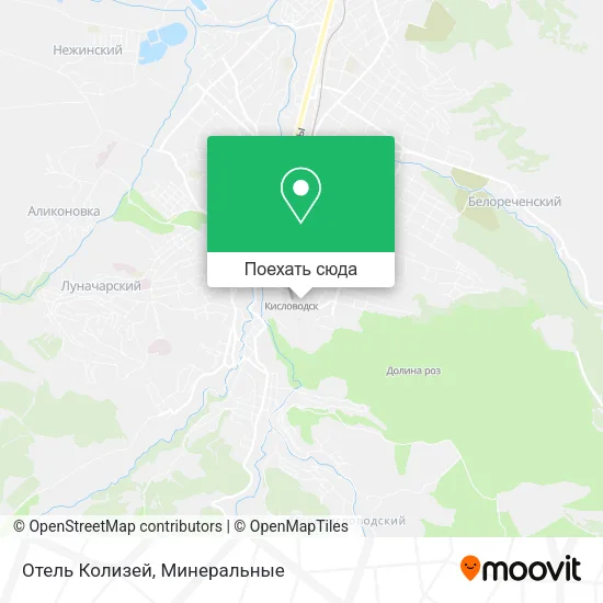 Карта Отель Колизей