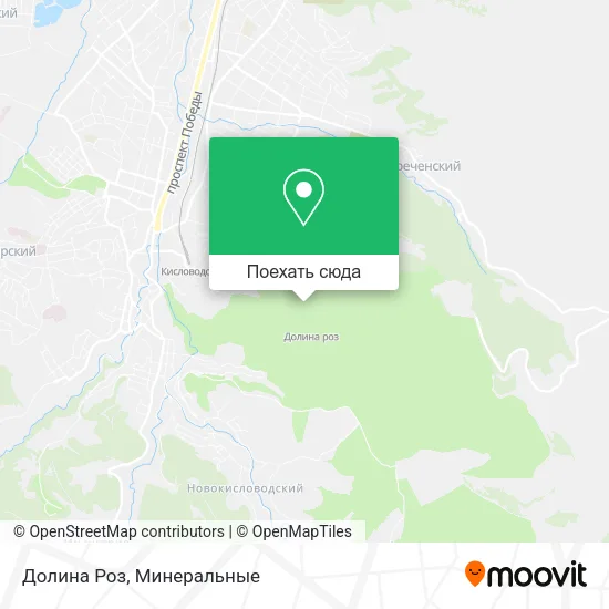 Карта Долина Роз