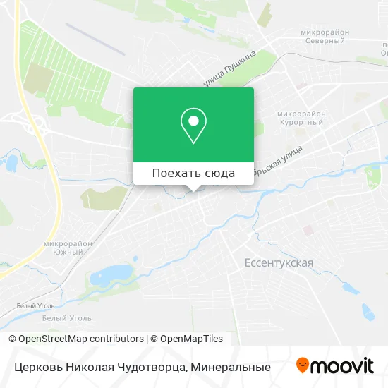 Карта Церковь Николая Чудотворца