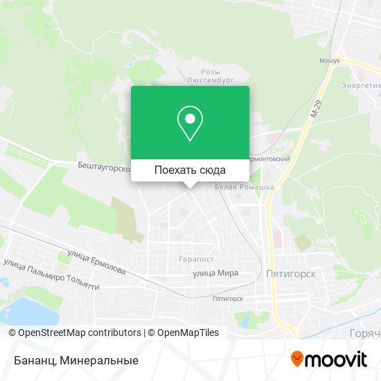 Карта Бананц
